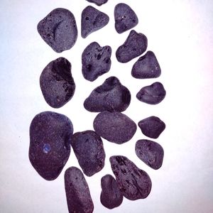 Lot of Beach sea glass slag Vitrite lake Erie general electric insulator bulbs